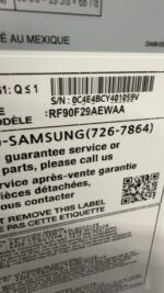 Bespoke 29 cu. ft. 4-Door French Door Refrigerator with AI Family Hub™+ & AI Vision Inside™ in White Glass - Image 7