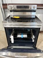 samsung 30 in. 5-Burner Element Smart Freestanding Electric Range in Stainless Steel with Wi-Fi and No Preheat AirFry - Image 3