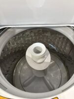 GE 3.8 cu. ft. Washer 5.9 cu. ft. Electric Dryer Combo in White - Image 3