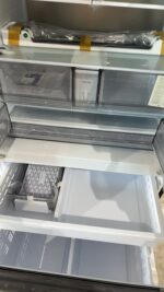 Samsung 36" 29 cu. ft. Standard Depth 3-Door Matte Black Steel French Door Refrigerator with Zero Clearance Fit and Sphere Ice - Image 6