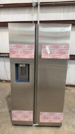 Samsung 27.4 cu. ft. Standard Depth Side-by-Side Refrigerator in Stainless Steel with Sphere Ice & External Water& Ice Dispenser - Image 4