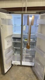 Samsung 27.4 cu. ft. Standard Depth Side-by-Side Refrigerator in Stainless Steel with Sphere Ice & External Water& Ice Dispenser - Image 5